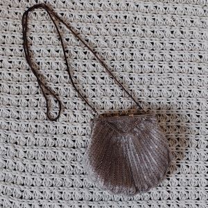 Vintage beaded crossbody/clutch